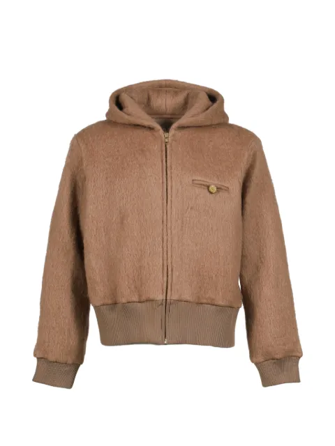 BossUp zip-up hoodie Brown MGY25LEJ01
