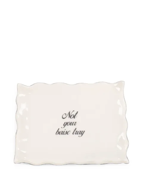 YESCERAMIC Not Your Basic Tray square tray Neutrals YESACC05