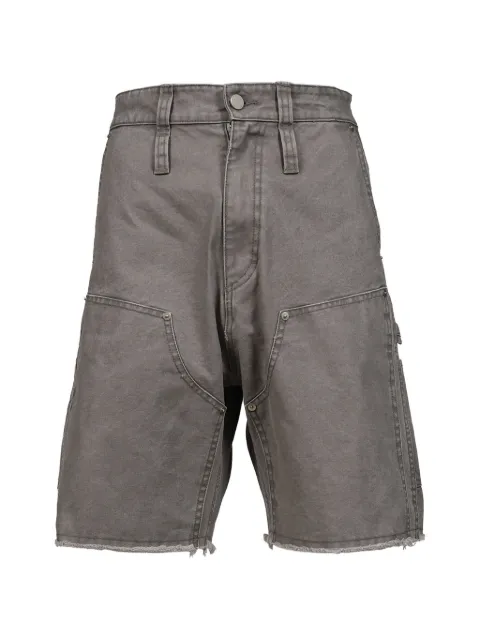 WIZZARD pleated cargo shorts Grey W26SSPA03N