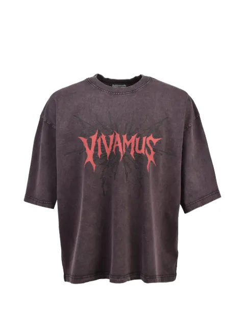 VIVAMUS Butterfly graphic-print T-shirt Grey VM26SSTS012