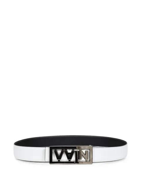VAIN VAIN logo buckle belt White 2063BK