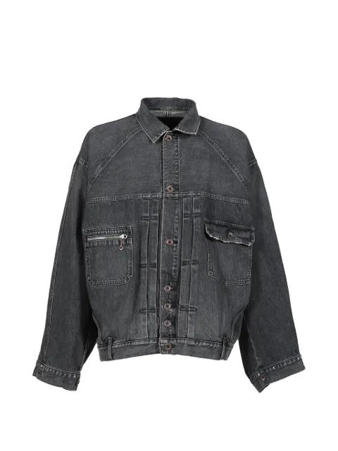DAIRIKU Inception washed denim jacket Grey 25AWD11
