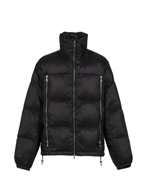 NO MAINTENANCE 4-zip puffer jacket Black NM0136