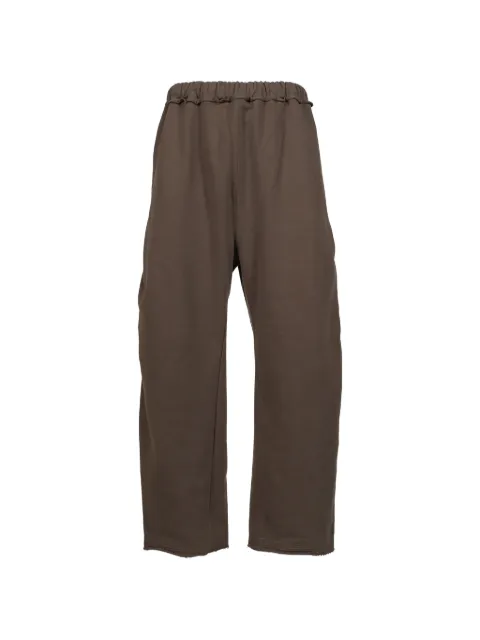 BIBLIOTHERK draped elasticated track pants Grey BRHD03AW25