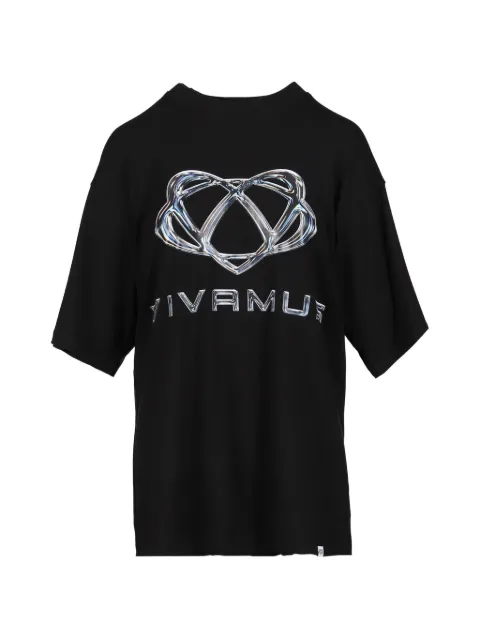VIVAMUS logo-print T-shirt Black VM25SSTS019