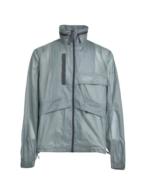 COMFORT hooded zip-up jacket Blue 4PAPJP01BL