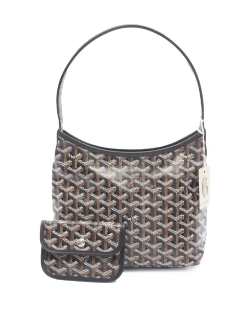Goyard Pre-Owned 2010-2026 Goyardine Mini Boheme Hobo shoulder bag Black 1KWPD2IDCB5CCBFX