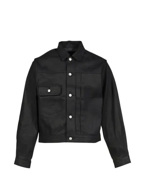 Rivet & Hide Type-1 trucker denim jacket Black 26SSRHJK01RAWBLK