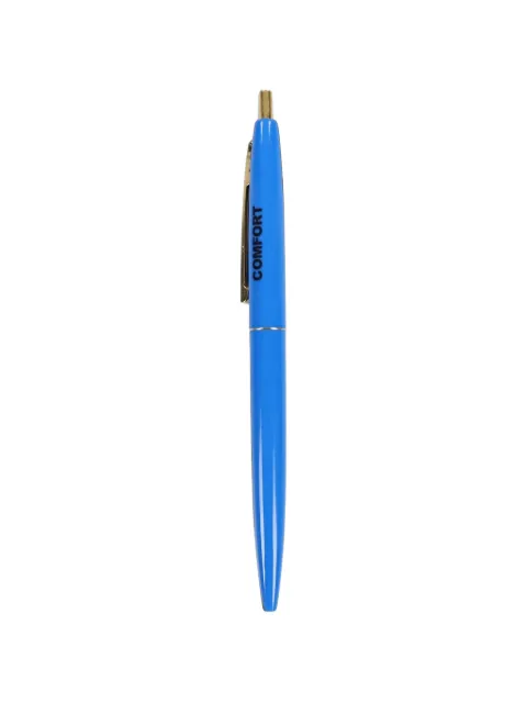 COMFORT logo-print ballpoint pen Blue 3POBBP01BLUE
