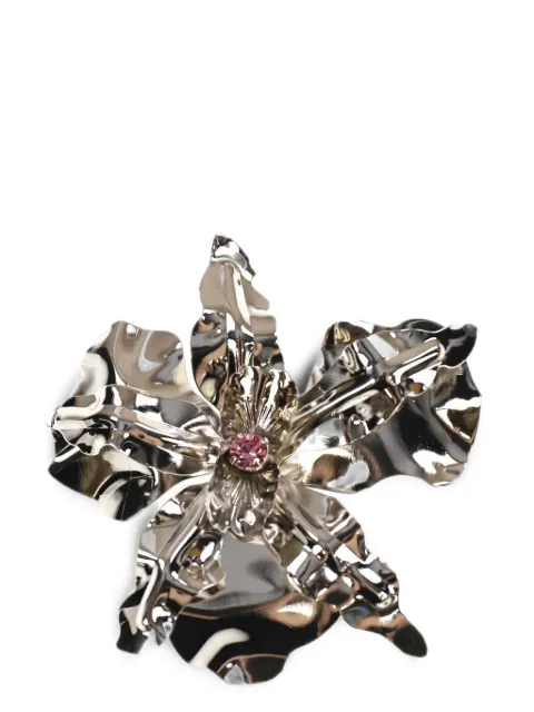 YELLOWSWALLOW Lily flower brooch Silver YLSW1033SIL