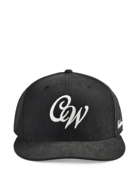 CEDARWOOD logo-embroidered snapback baseball hat Black CW2601ACC02BLK