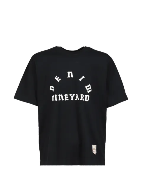 Dear BORO Denim Vineyard short-sleeve T-shirt Black 7936134006BLK