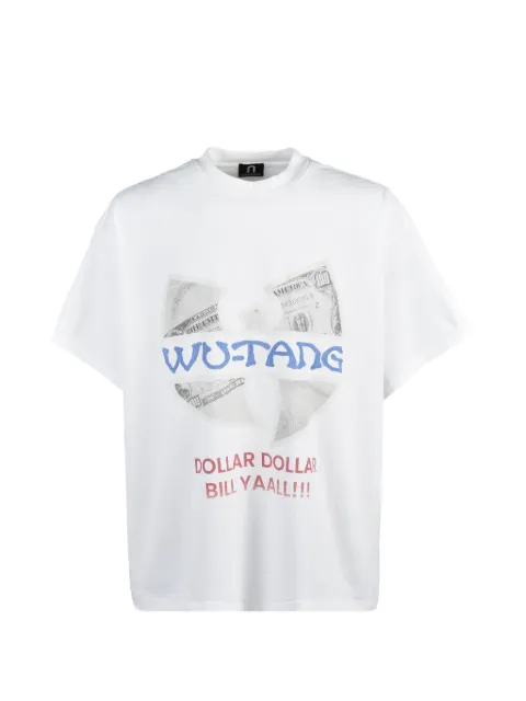 NUBIAN x Wu-Tang Clan Dollar Dollar Bill Yal'll T-shirt White WUTANGT05