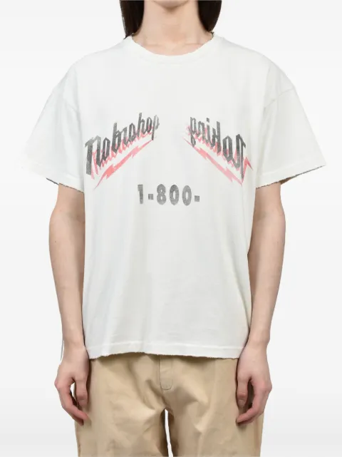 No Bishop No King graphic-print T-shirt Neutrals MILLSS90