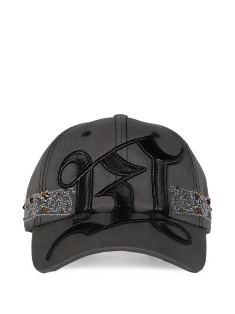 BossUp rhinestone tiara cap Grey MGY25LEH01GRY