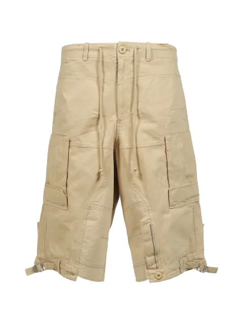 PROTOCOL INDEX Upside distressed cargo pants Neutrals PIS26SSMB01BEI