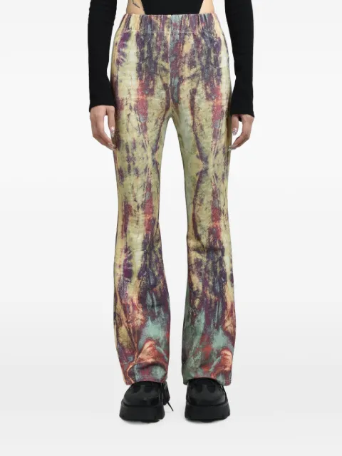 VIVAMUS Earth tie-dye flared trousers Yellow VM25SSPT023