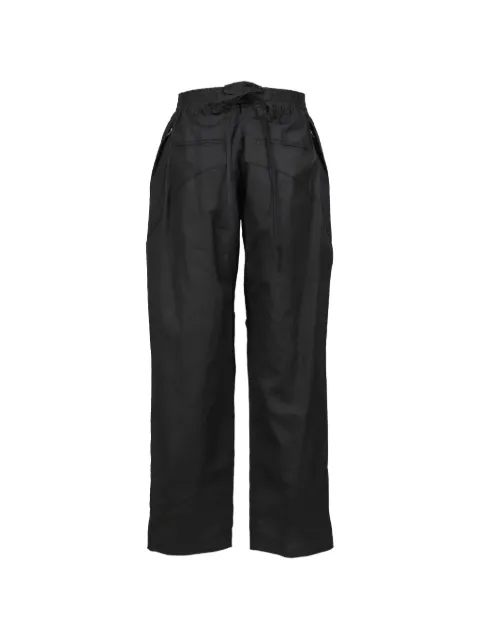 BIBLIOTHERK cotton track pants Black BRPT03AW2502BLK