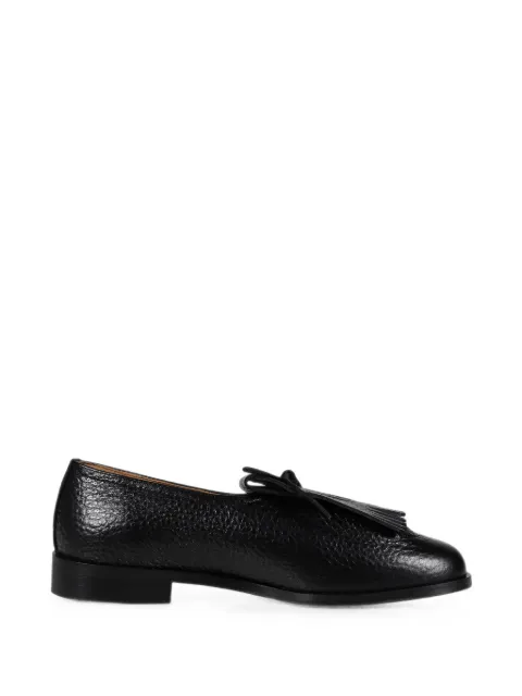Jacques Solovière Paris Matt Kilt fringed loafers Black PERMATKN11