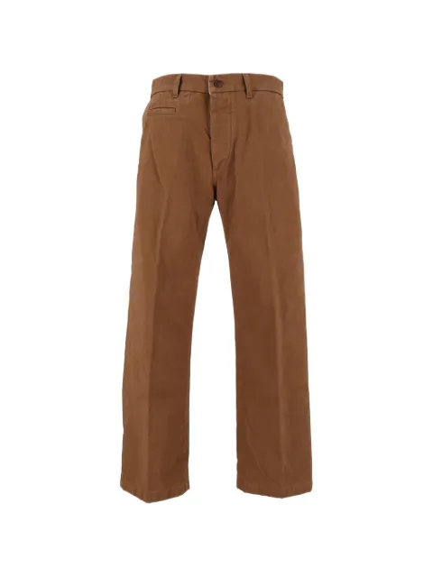 TELA GENOVA Renzo chino trousers Brown REN02L23C008
