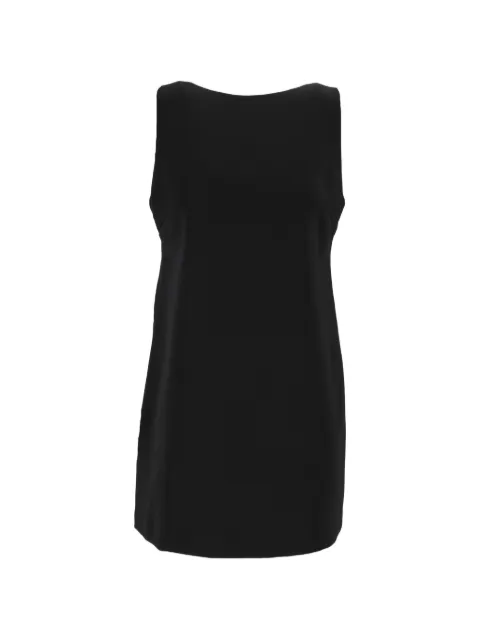 Eleh bow-detail open-back mini dress Black EFW260303