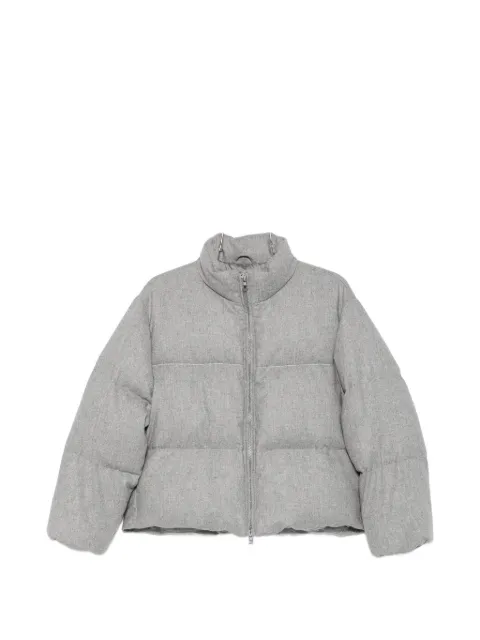 PANICALE padded high-neck jacket Grey D391044GZ