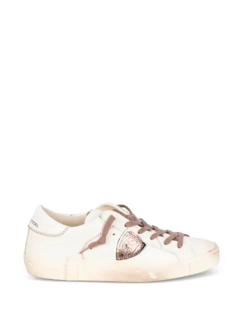 Philippe Model Paris Prsx logo-patch sneakers Neutrals PRSXLOWPRLDVZ08