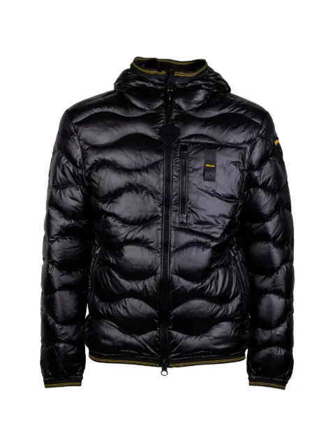 Blauer wave-quilted hooded jacket Black 26WBLUC03064006355999
