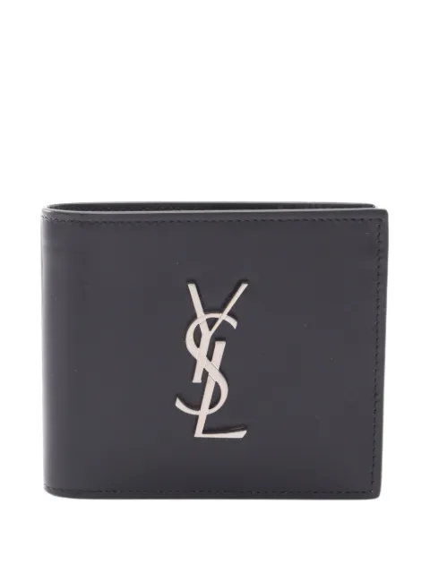 Saint Laurent Pre-Owned 2020s Cassandra bi-fold wallet Black 1101754