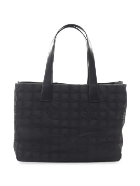 CHANEL Pre-Owned 2004-2005 MM New Travel Line tote bag Black 11024749225433