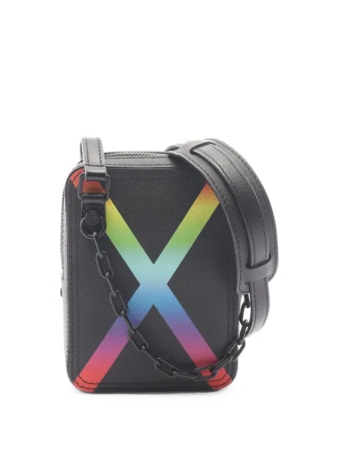 Louis Vuitton Pre-Owned 2019 Danube Taiga messenger bag Black 1102445CA1199