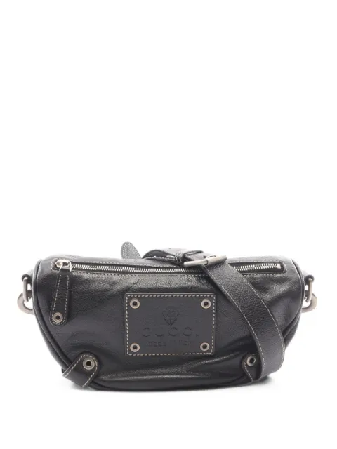 Gucci Pre-Owned 2010s Crest shoulder bag Black 1102997