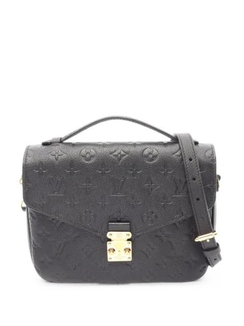 Louis Vuitton Pre-Owned 2021 MM Metis Monogram Empreinte shoulder bag Black 1102160