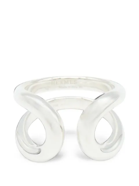 Hermès Pre-Owned 2010s PM Lima ring Silver 110144225X383706