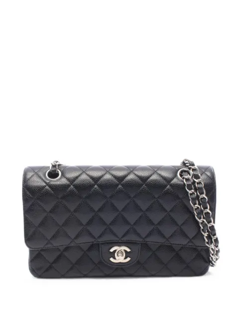 CHANEL Pre-Owned 2016-2017 matelassé shoulder bag Black 110370323370647