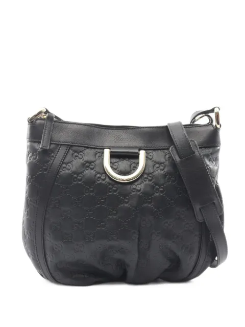 Gucci Pre-Owned 2010s Abby Guccissima shoulder bag Black 1102536