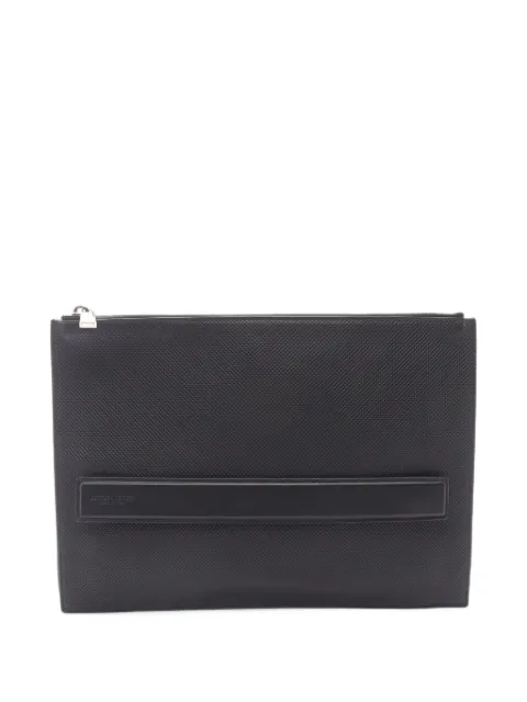 Bottega Veneta Pre-Owned 2000s debossed clutch bag Black 1098624