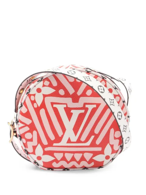 Louis Vuitton Pre-Owned 2020 Boite Chapeau Souple LV Craft Monogram Giant mini bag Red 1102448PL2230