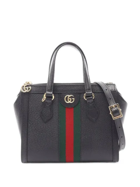 Gucci Pre-Owned 2010s Ophidia Web-stripe tote bag Black 1098652