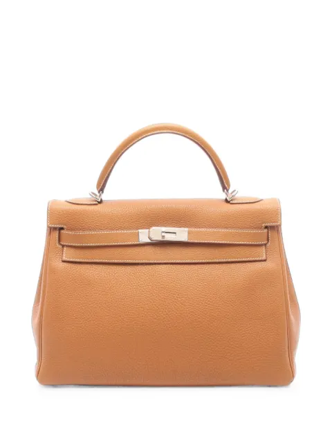 Hermès Pre-Owned 2007 32 Kelly handbag Brown 1102208KINSQUARE