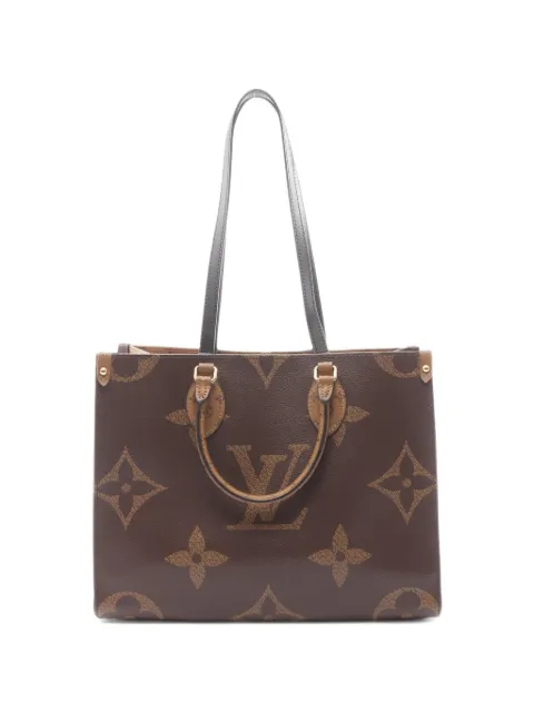 Louis Vuitton Pre-Owned MM On-the-go Monogram Giant tote bag Brown 1102447