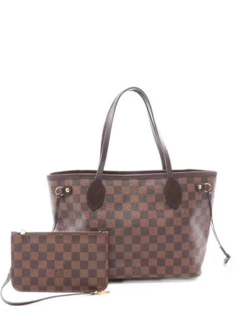 Louis Vuitton Pre-Owned 2017 PM Neverfull Damier Ebene tote bag Brown 1103191AR2147