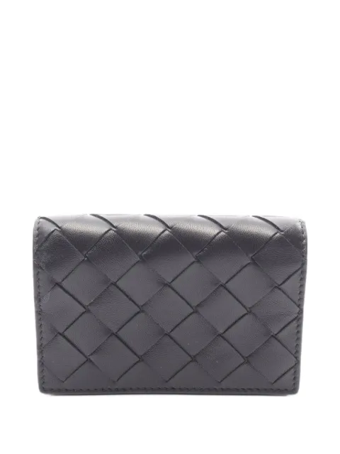 Bottega Veneta Pre-Owned Intrecciato card case Black 1101888