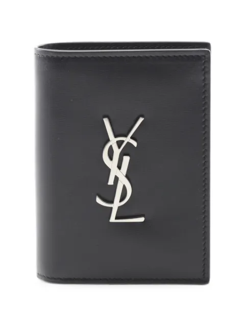 Saint Laurent Pre-Owned Cassandre card case Black 1101753