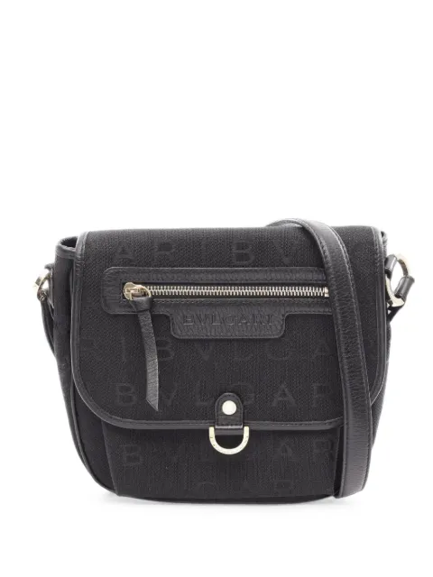 Bvlgari Pre-Owned 2010s Maxilettere shoulder bag Black 1102218