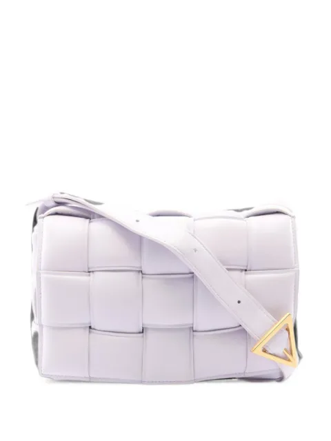Bottega Veneta Pre-Owned 2000s Padded Cassette shoulder bag Purple 1102581