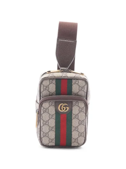 Gucci Pre-Owned GG Marmont supreme belt bag Neutrals 1101983