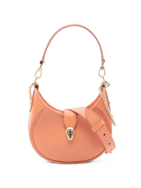 Bvlgari Pre-Owned 2010s small Serpenti Ellipse shoulder bag Orange 1102972