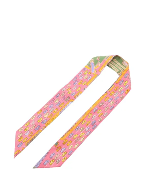 Hermès Pre-Owned 2010s Pantin City Twilly scarf Pink 1099011
