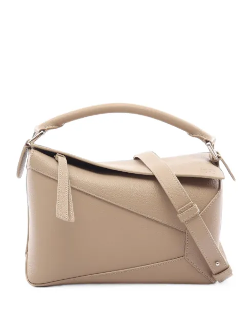 Loewe Pre-Owned small Puzzle Edge shoulder bag Neutrals 1103725